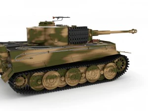 panzer tiger tank late 1944 v2 3D Model