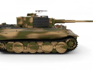 panzer tiger tank late 1944 v2 3D Model