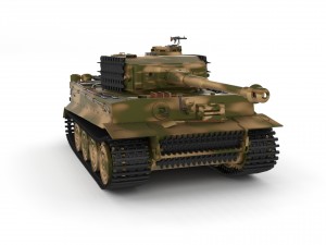 panzer tiger tank late 1944 v2 Modelo 3D