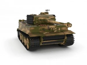 panzer tiger tank late 1944 v2 3D Model