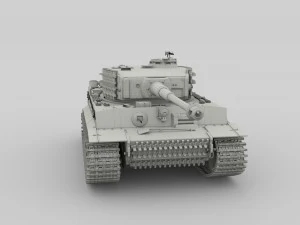 panzer tiger tank late 1944 v2 3D Model