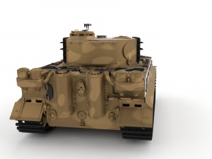 fully built panzer tiger tank late 1944 v1 Modelo 3D