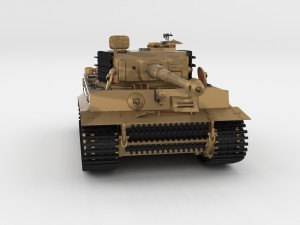 fully built panzer tiger tank late 1944 v1 Modelo 3D