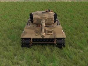 fully built panzer tiger tank late 1944 hdri v1 Modelo 3D