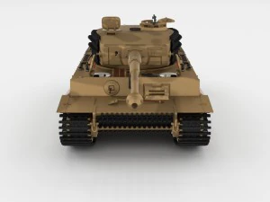 panzer tiger tank late 1944 v1 with interior 3D Model