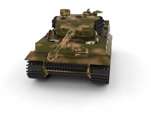 fully built panzer tiger tank late 1944 v2 3Dモデル