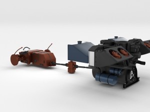 fully built panzer tiger tank late 1944 hdri v2 3D Модель