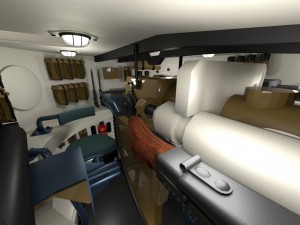 panzer tiger tank late 1944 v2 with interior Modèle 3D