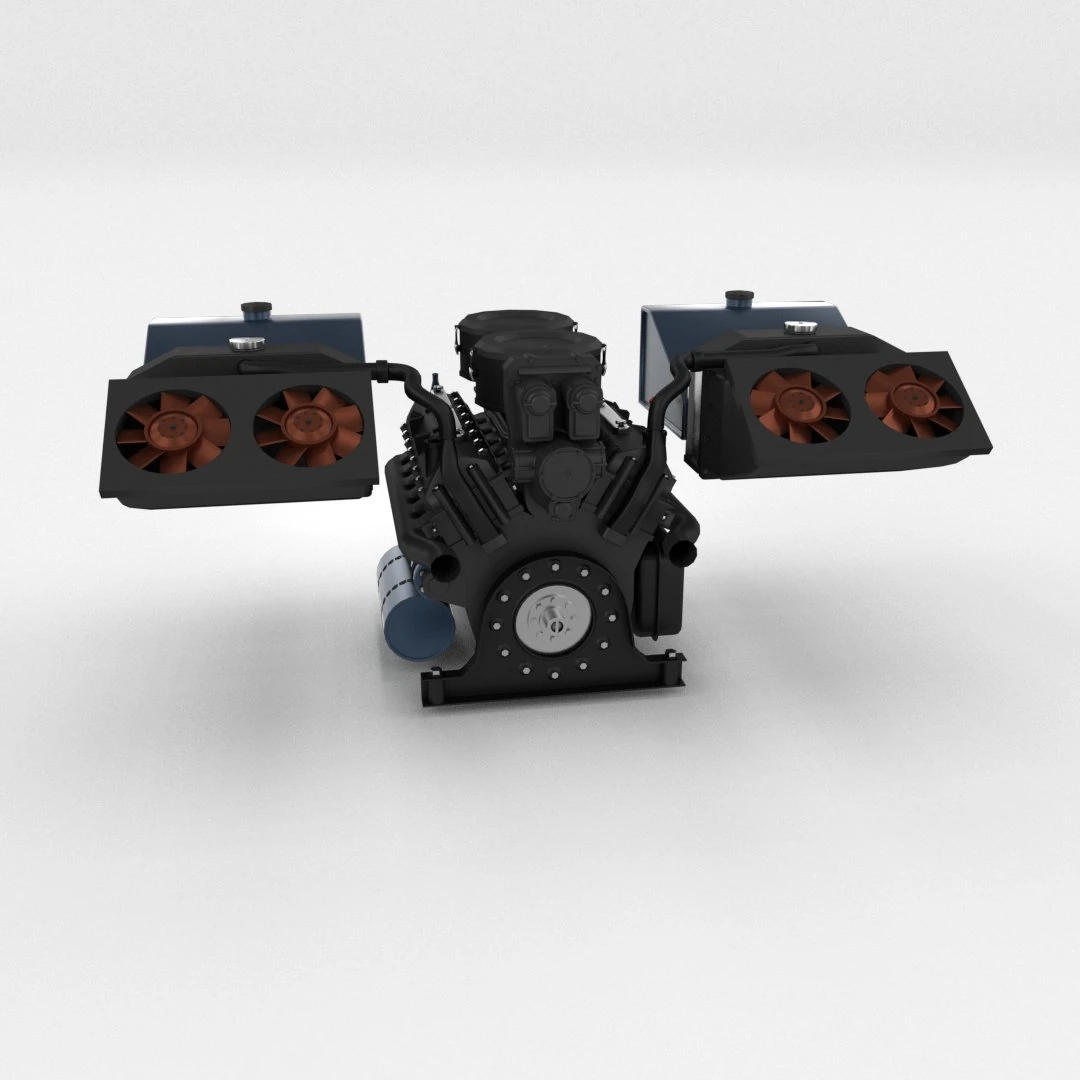 maybach hl230 engine full panzer tiger unit 3D Model .c4d .max .obj .3ds .fbx .stl .blend 