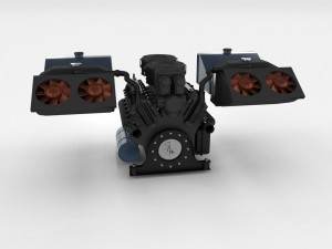 maybach hl230 engine full panzer tiger unit Modello 3D