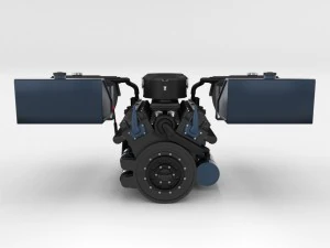 maybach hl230 engine full panzer tiger unit 3D Model