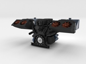 maybach hl230 engine full panzer tiger unit 3D Модель
