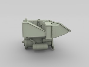 maybach hl230 engine full panzer tiger unit 3D Модель