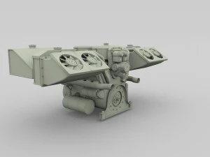 maybach hl230 engine full panzer tiger unit 3D Model