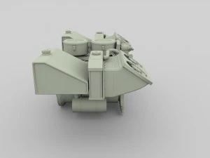 maybach hl230 engine full panzer tiger unit 3D Model