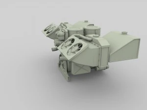maybach hl230 engine full panzer tiger unit 3D Model