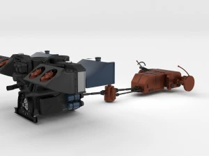 panzer tiger engine and transmission 3D Model
