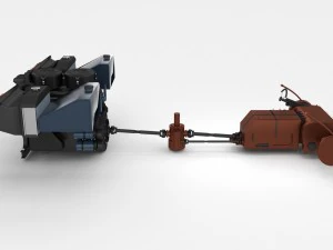 panzer tiger engine and transmission 3D Model