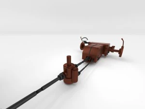 panzer tiger engine and transmission 3D Model