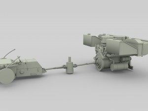 panzer tiger engine and transmission Modèle 3D
