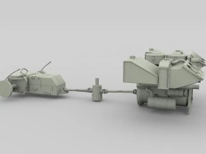 panzer tiger engine and transmission 3D Model
