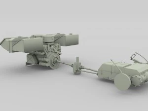 panzer tiger engine and transmission 3D Model