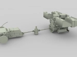 panzer tiger engine and transmission 3D Model