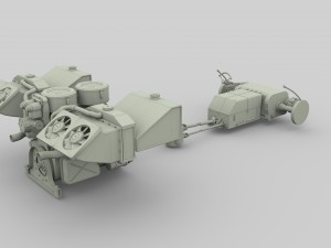 panzer tiger engine and transmission Modèle 3D