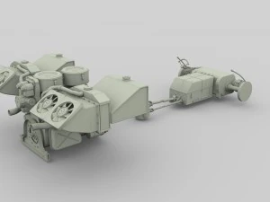 panzer tiger engine and transmission 3D Model