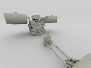 panzer tiger engine and transmission 3D Model