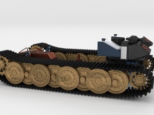 panzer tiger drivetrain Model 3D