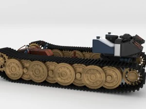 panzer tiger drivetrain 3D Model