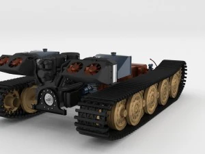 panzer tiger drivetrain 3D Model