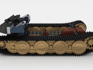 panzer tiger drivetrain Model 3D