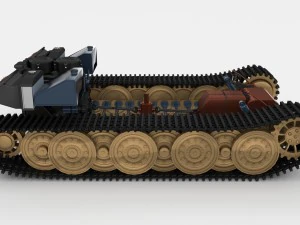 panzer tiger drivetrain 3D Model