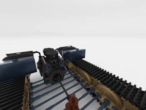 panzer tiger drivetrain 3D Model