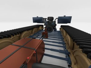 panzer tiger drivetrain 3D Model
