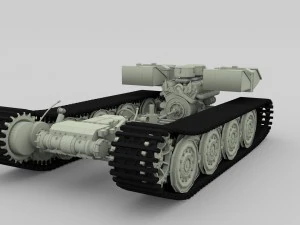 panzer tiger drivetrain 3D Model