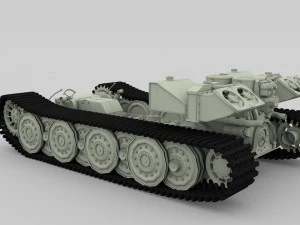 panzer tiger drivetrain 3D Model