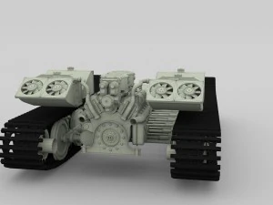 panzer tiger drivetrain 3D Model