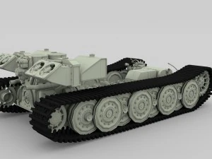 panzer tiger drivetrain 3D Model