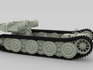 panzer tiger drivetrain Model 3D