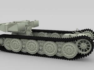 panzer tiger drivetrain 3D Model