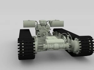 panzer tiger drivetrain 3D Model