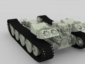 panzer tiger drivetrain 3D Model