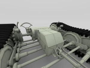 panzer tiger drivetrain 3D Model