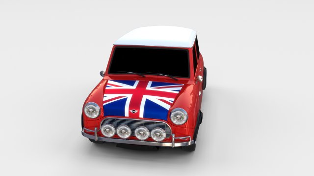 mini cooper rally edition 3D 모델 .c4d .max .obj .3ds .fbx .stl .blend 