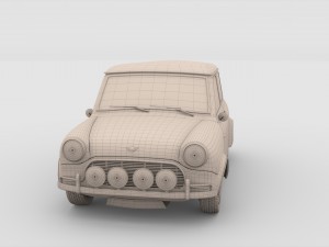 mini cooper rally edition 3D 모델