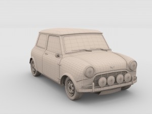 mini cooper rally edition 3D 모델