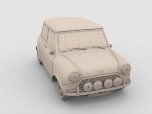 mini cooper rally edition 3D 모델